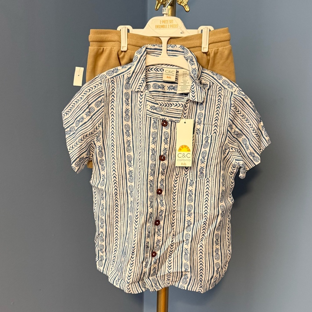 ⚡️C&C California Kids Shorts Set - 5T